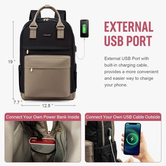 best laptop roller backpack MATEIN 18 inch Backpack, Rolling Computer Bag with 4 Spinner Wheels Elle Backpack Dumbo Coach Color:Yellow Body and Tail new 24 The rolling duffle bag